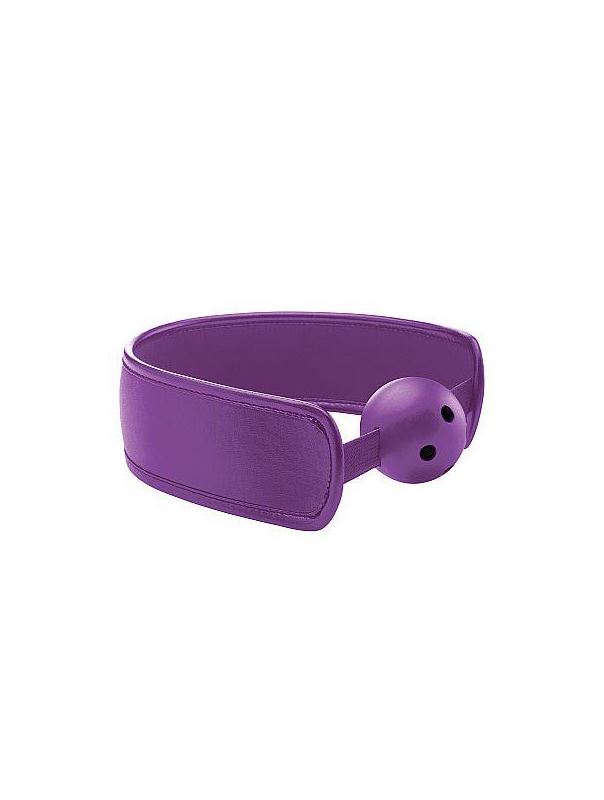 Фиолетовый кляп Brace Ball Purple