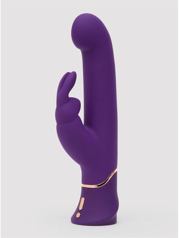 Фиолетовый вибратор Greedy Girl Power Motion Thrusting Rabbit Vibrator (21,6 см)