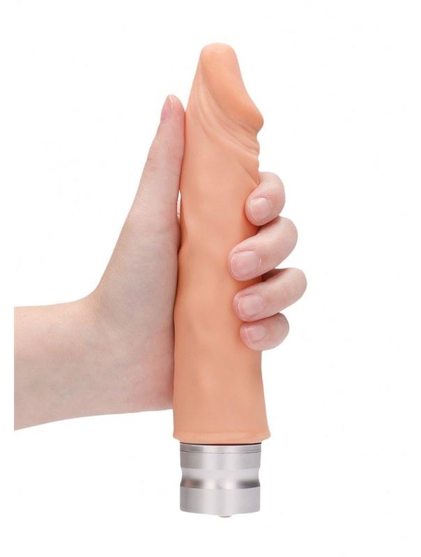 Телесный вибратор реалистик Vibrating Dildo (19,5 см)