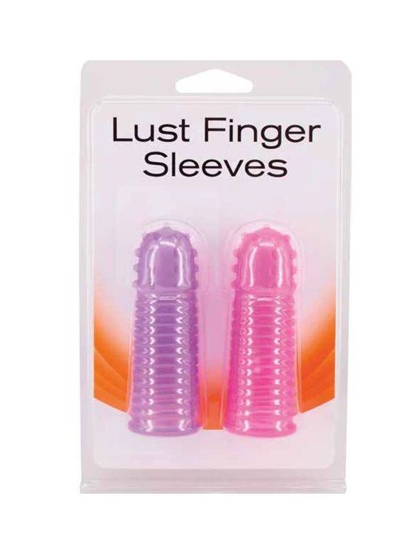 Набор из 2 насадок на пальцы Lust Finger Sleeves