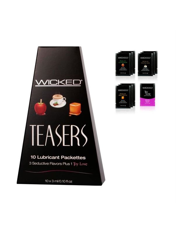Набор вкусовых лубрикантов Wicked Teasers (10 шт. по 3 мл)