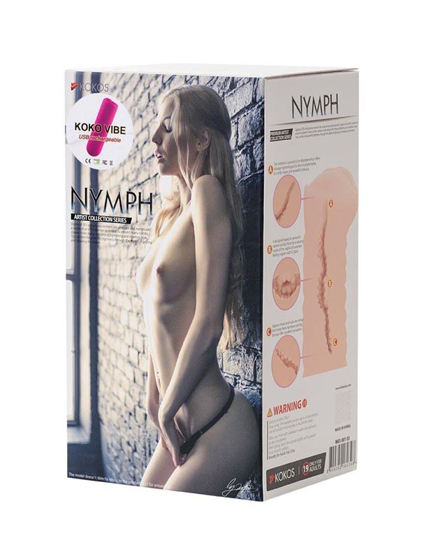 Мастурбатор вагина Nymph с вибрацией