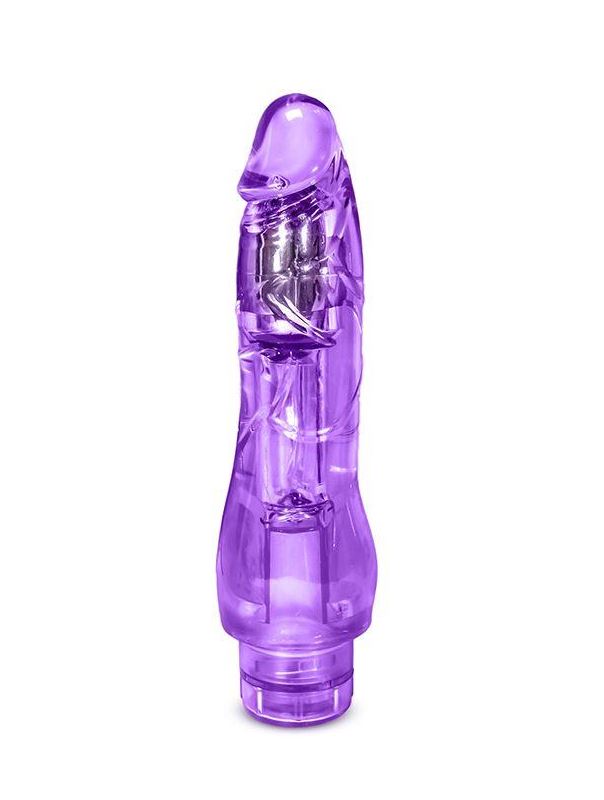 Фиолетовый вибратор реалистик Fantasy Vibe (22,8 см)