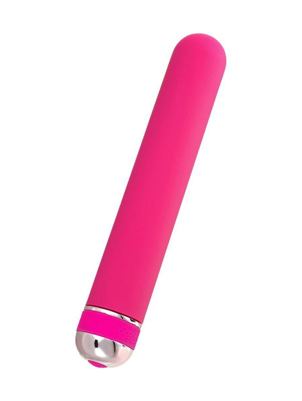 Розовый нереалистичный вибратор Mastick (18 см)