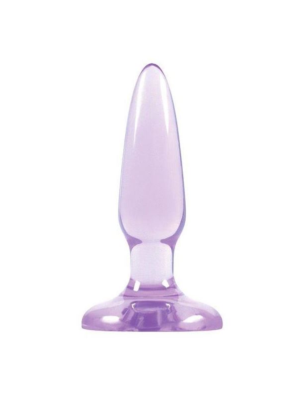 Фиолетовая анальная мини-пробка Jelly Rancher Pleasure Plug Mini (8,1 см)