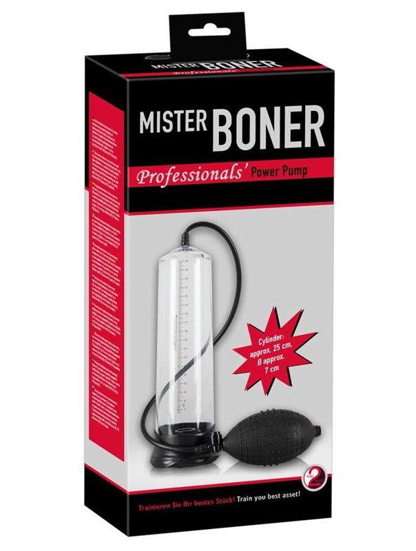 Помпа для пениса Mister Boner Professional (25 см)