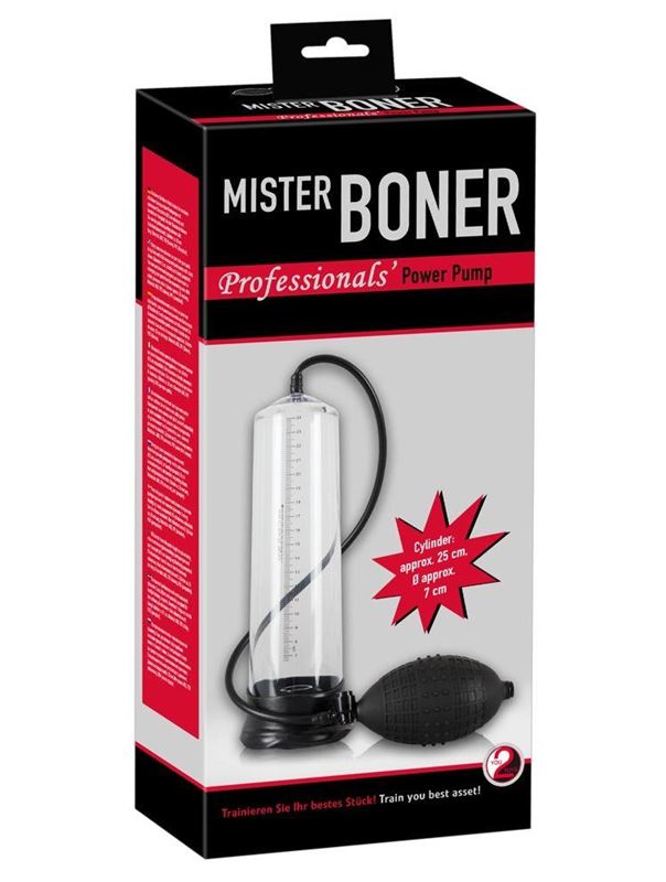 Помпа для пениса Mister Boner Professional (25 см)