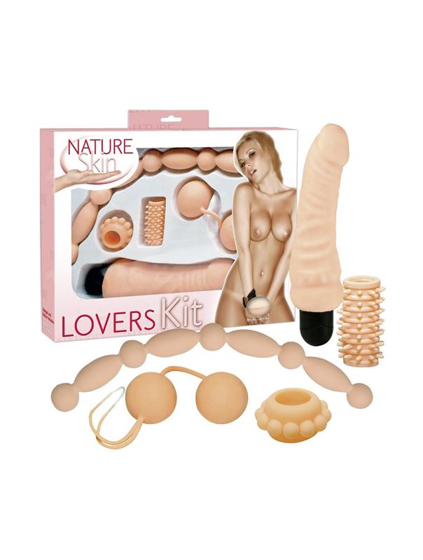 Эротический набор интим-игрушек Nature Skin Lovers Kit