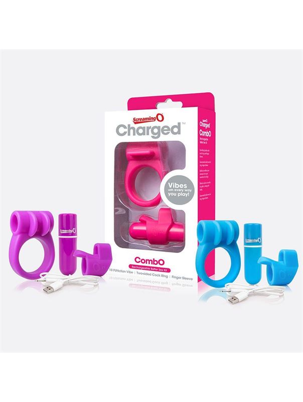 Эрекционное виброкольцо Charged Combo Kit № 1