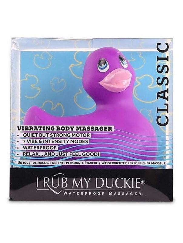 Фиолетовый вибратор-уточка I Rub My Duckie 2.0