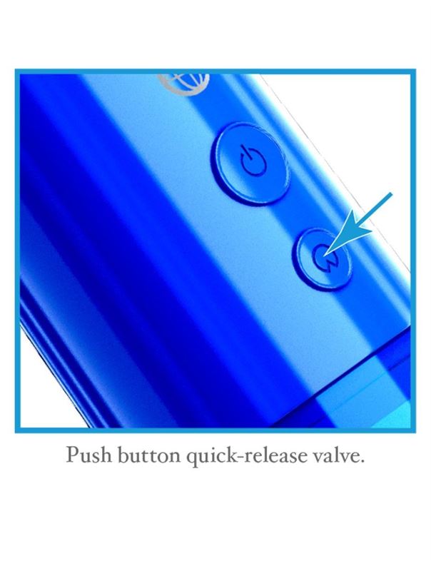 Синяя автоматическая вакуумная помпа Auto-Vac Power Pump