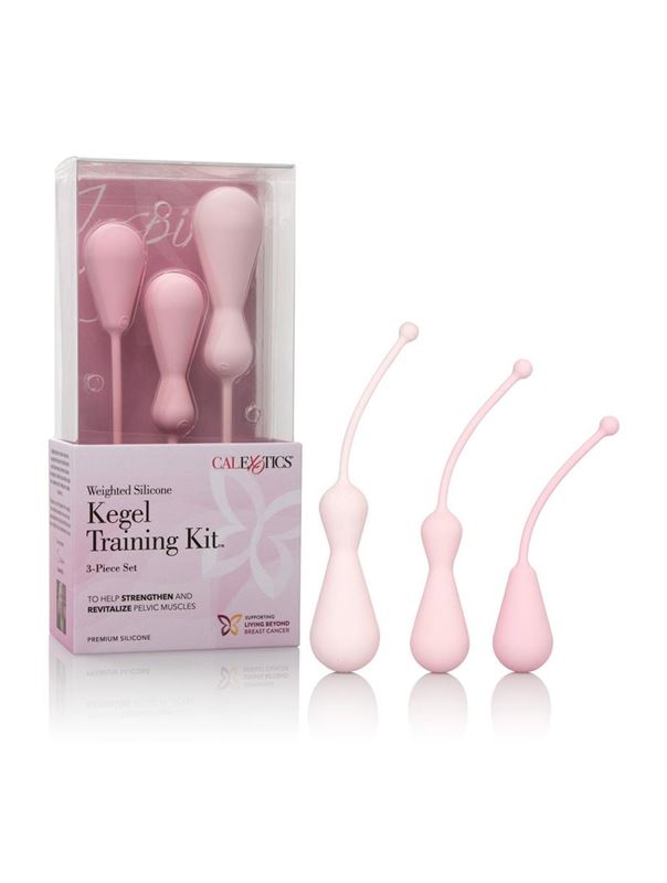 Набор из 3 вагинальных кегель-массажёров разного размера Weighted Silicone Kegel Training Kit