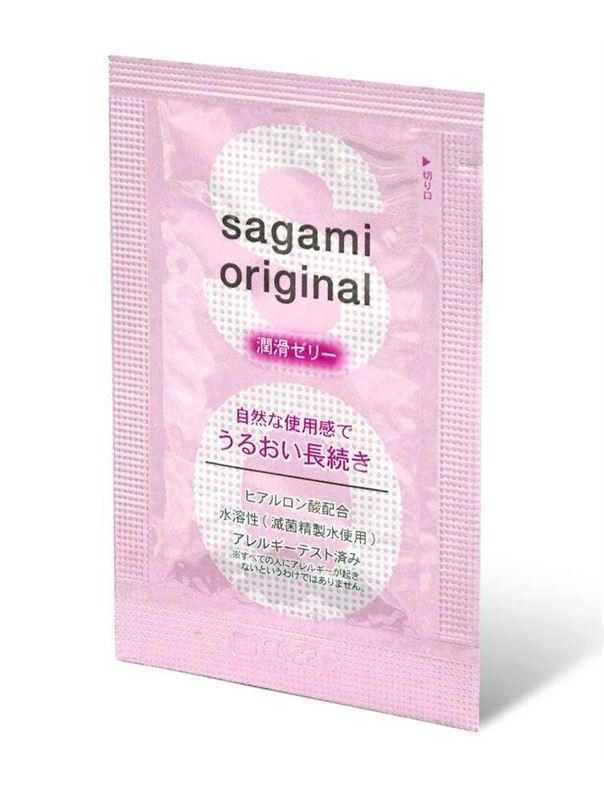 Пробник гель-смазки на водной основе Sagami - Original (3 гр)