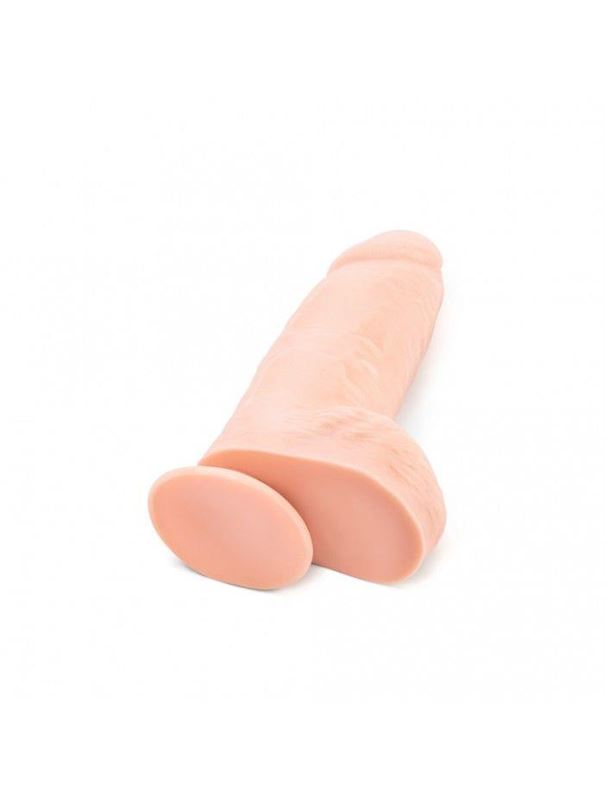 Телесный фаллоимитатор на присоске Pink Vibe (22 см)