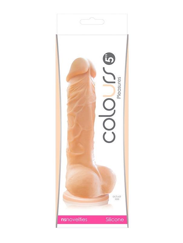Реалистичный фаллоимитатор Colours Pleasures 5" Dildo (17 см)