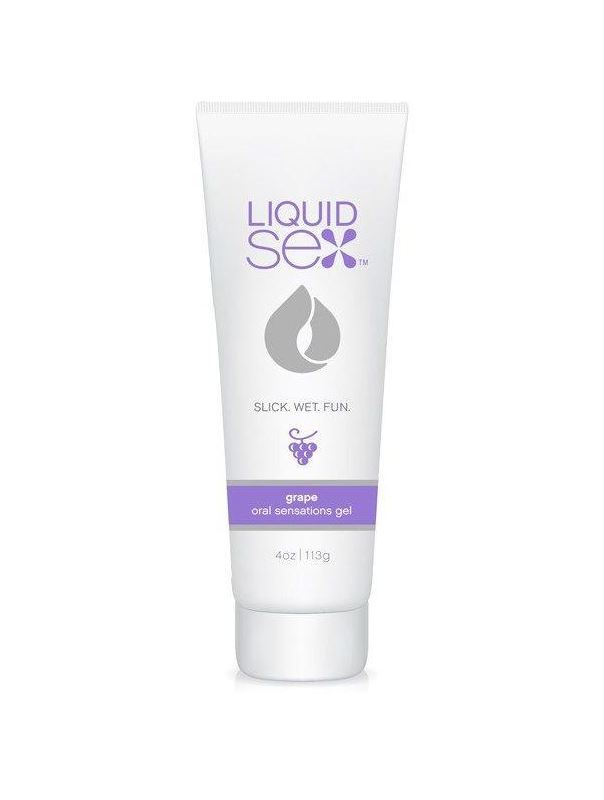 Гель для орального секса с ароматом винограда Liquid Sex Oral Sex Gel Grape - 113 гр.