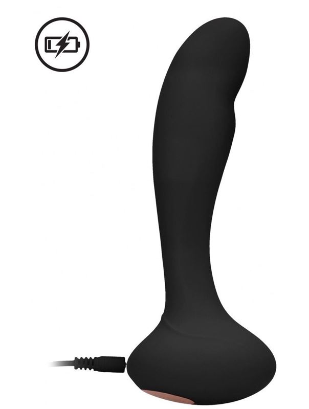 Черный вибростимулятор точки G Finesse (17,5 см)