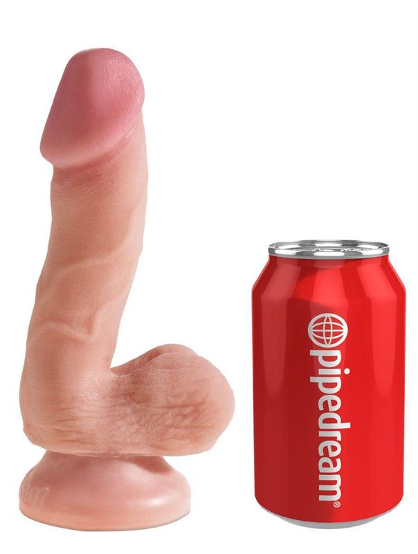 Реалистичный фаллоимитатор Dual Density 6.5 Cock with Balls