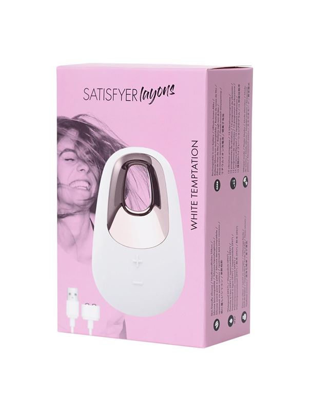 Белый вибромассажер Satisfyer Layons White Temptation