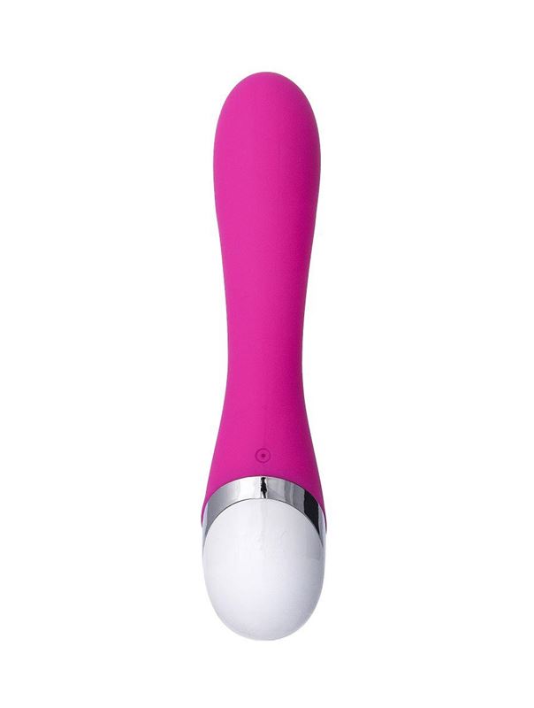 Розовый перезаряжаемый вибратор Erotist - 19 см.
