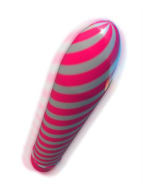 Розовый вибратор Sweet Swirl Vibrator (21,3 см)