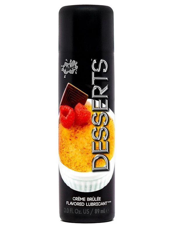 Лубрикант Wet Desserts Creme Brulee с ароматом крем-брюле (89 мл)