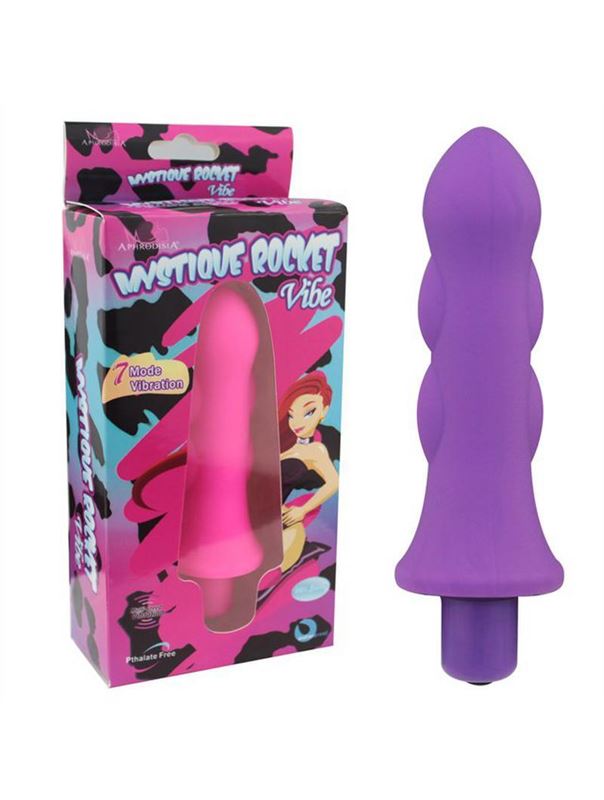 Фиолетовый мини-вибратор Mystique Rocket Vibe (12,7 см)