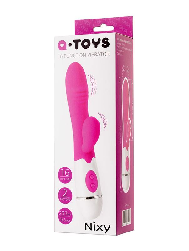 Розовый вибратор A-Toys - Nixy (23 см)