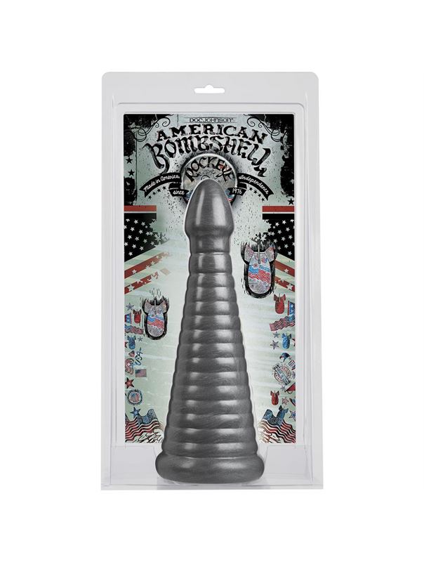 Анальная пробка American Bombshell - Rockeye - Gun Metal (28 см)