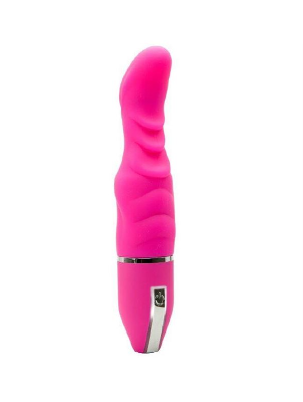 Розовый вибратор PURRFECT SILICONE DELUXE VIBE (15 см)