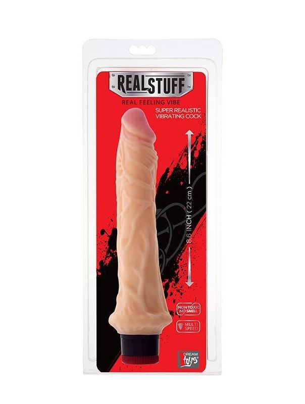 Реалистичный вибратор REALSTUFF 8.6INCH VIBRATOR - 22 см.