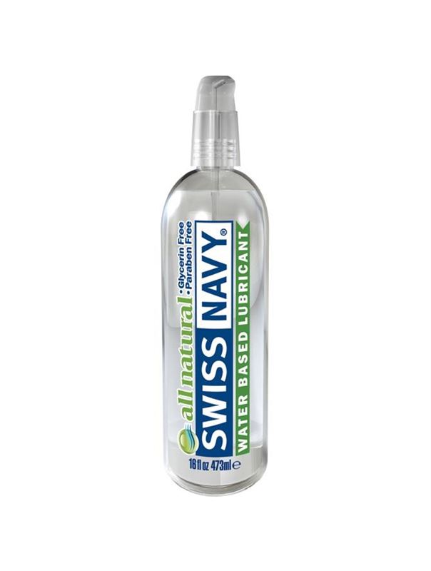 Гипоаллергенный лубрикант All Natural Swiss Navy - 474 мл.
