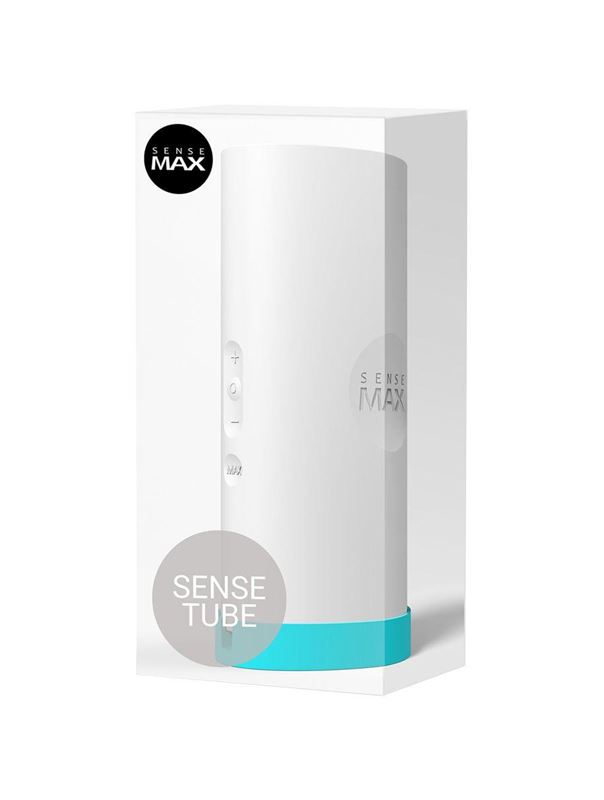 Белый мастурбатор Sense Max с вибрацией