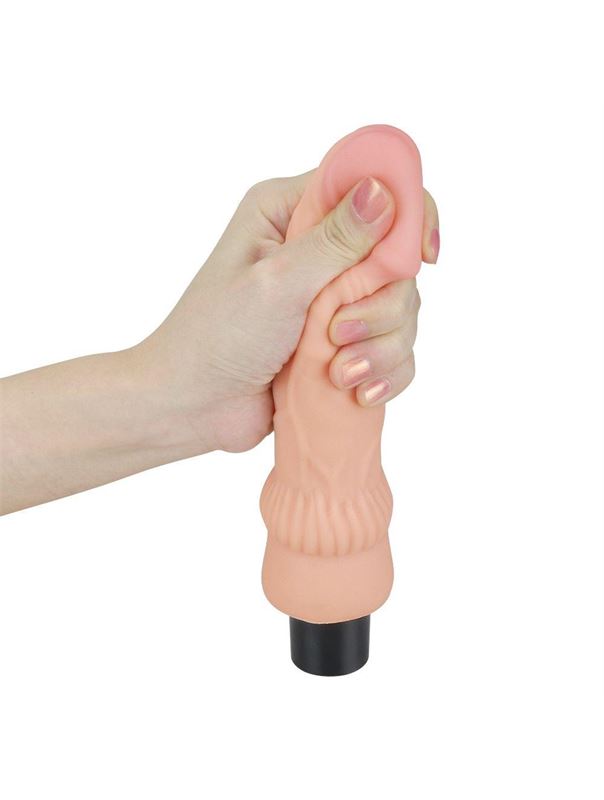 Телесный вибратор реалистик Real Softee 7.8 (19,3 см)