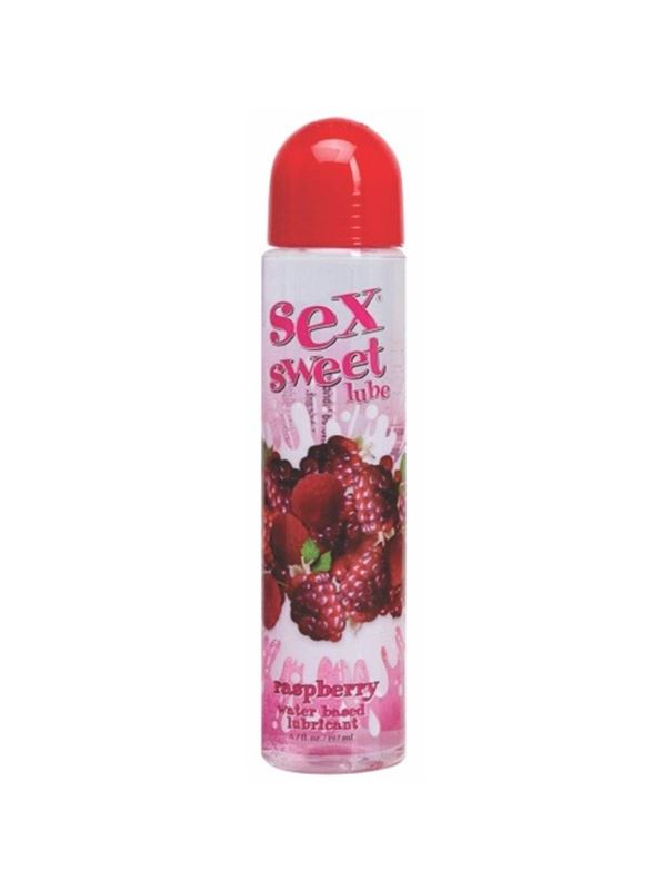 Вкусовой лубрикант с ароматом малины Sex Sweet Lube - 197 мл.