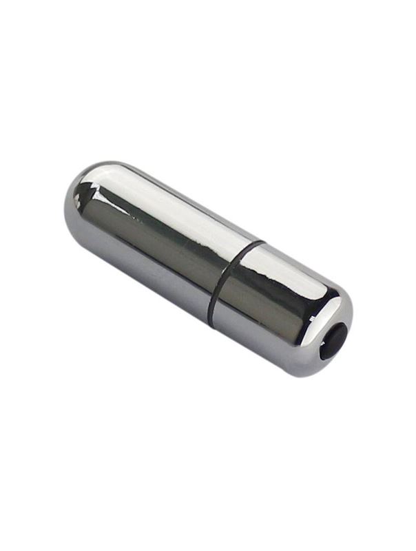 Серебристая вибропуля 7 Models Bullet (5,7 см)