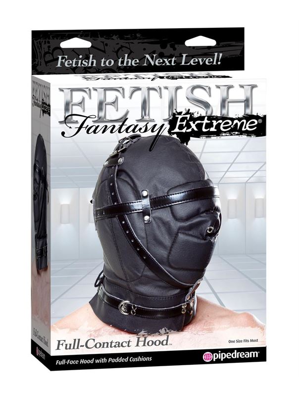 Кожаный шлем Fetish Fantasy Extreme Full-Contact Hood