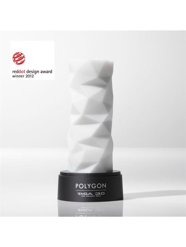 Белый мастурбатор Tenga 3D Polygon