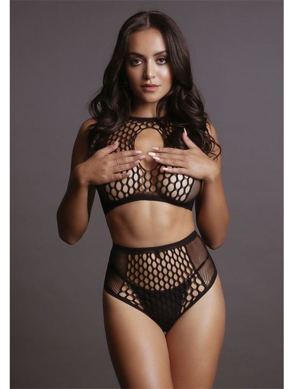 Эффектный комплект Duo Net Key-Hole Bra