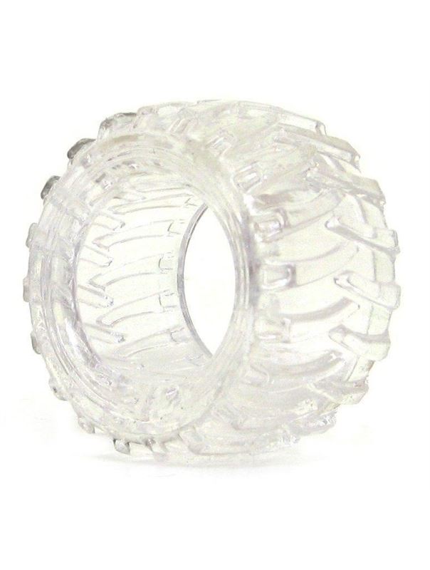 Прозрачная эрекционная шина TREADS MENS RING WIDE