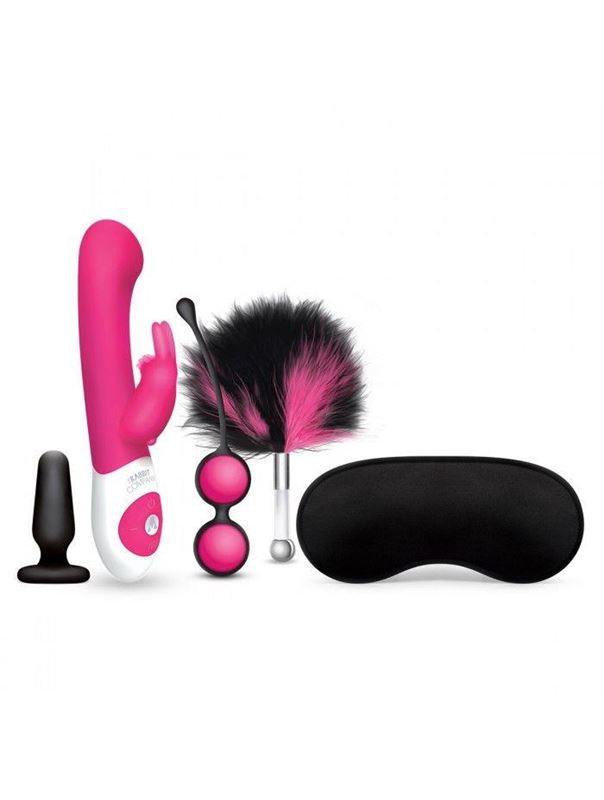 Игровой набор NAUGHTY PLAYTIME в розовом и чёрном цветах