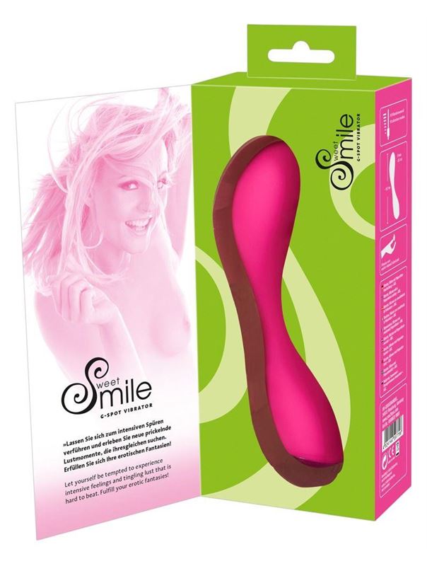 Розовый силиконовый вибратор G-Punkt-Vibrator (16,7 см)