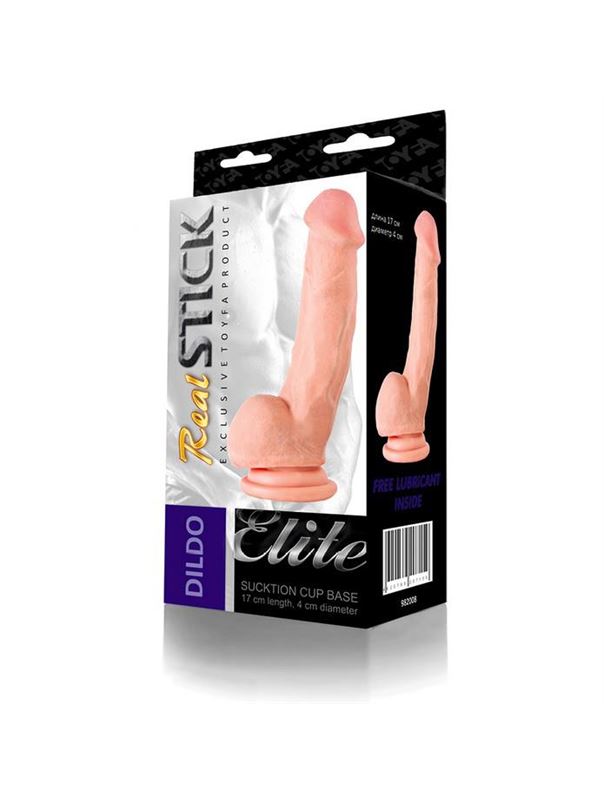Реалистичный фаллоимитатор RealStick Elite на присоске (15 см)
