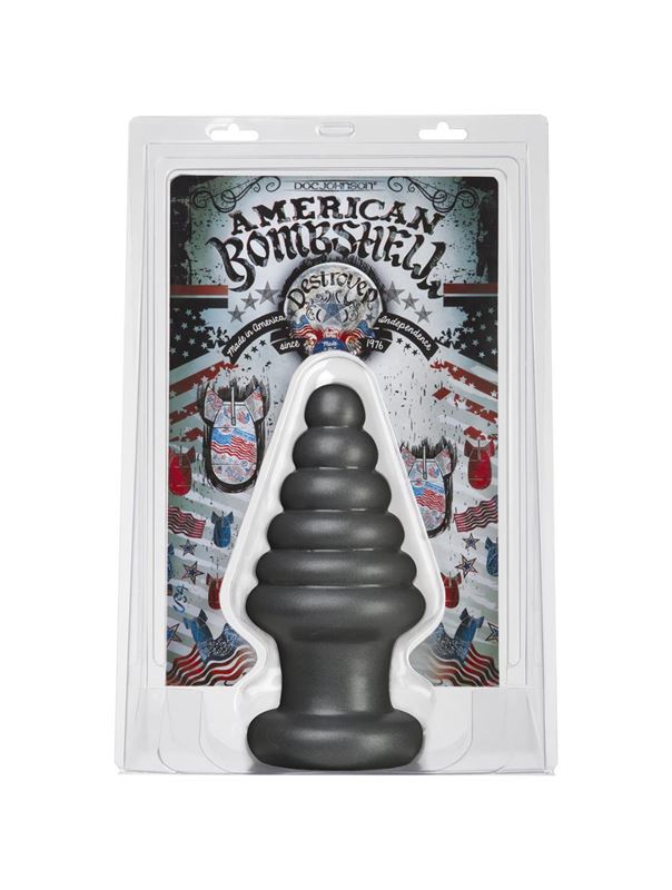 Анальная пробка American Bombshell – Destroyer Gun Metal (22,8 см)