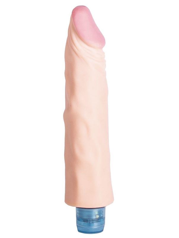 Телесный вибратор Vibro Realistic Cock Dildo без мошонки (19,5 см)