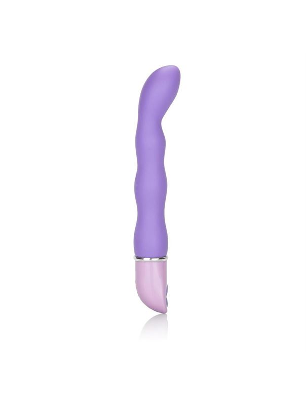 Силиконовый фиолетовый вибратор Lia Magic Wand - 21 см.