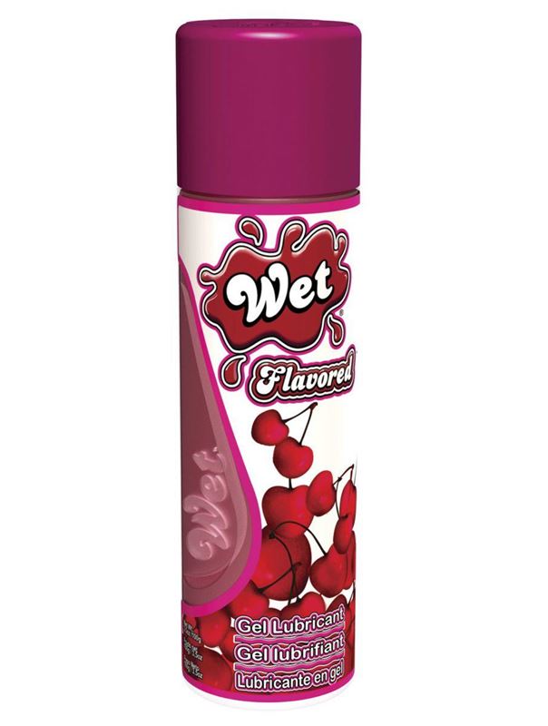 Гель-лубрикант Wet Flavored Sweet Cherry Gel Lubricant - 103 мл.