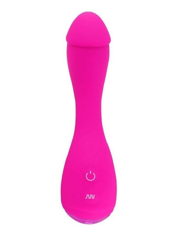 Розовый вибратор Devil Dick (16 см)