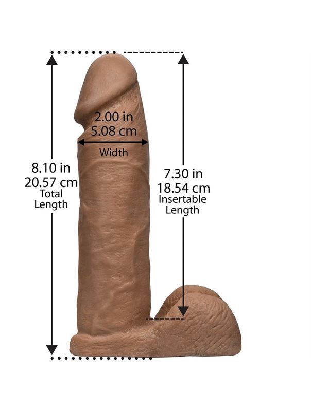Насадка-реалистик для трусиков Харнесс Vac-U-Lock 8" ULTRASKYN Cock (20,6 см)