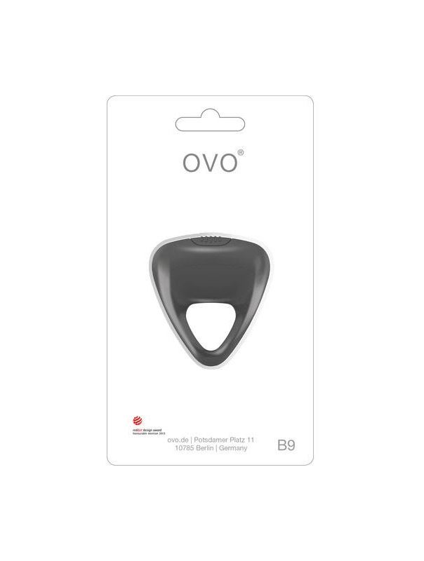 Эрекционное кольцо серое OVO B9